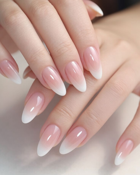 White Ombre Effect