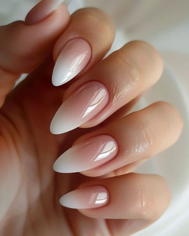 White Ombre Effect