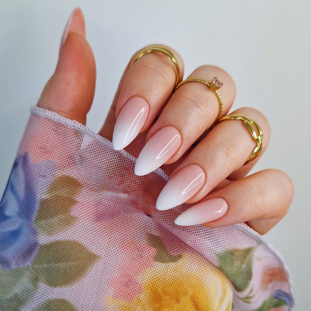 White Ombre Effect