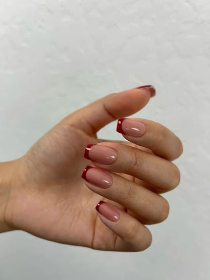 Red French Tips