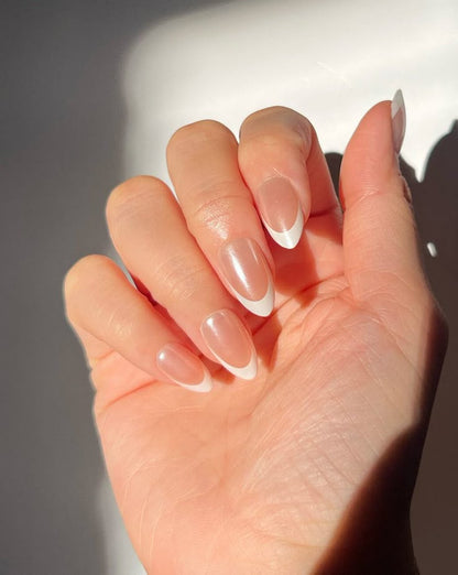 White Glaze French tip