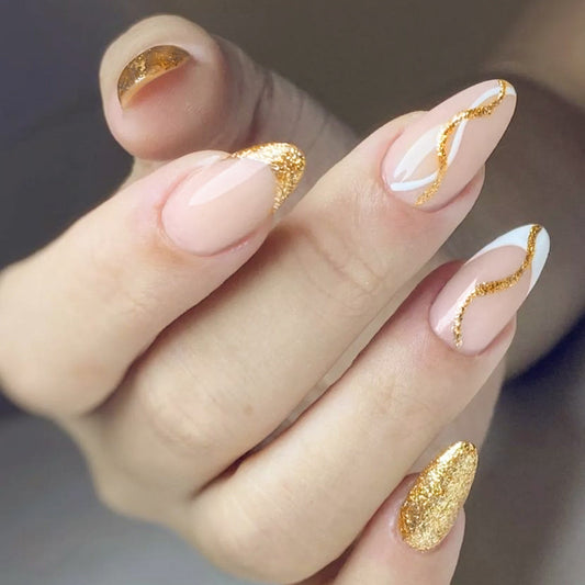White Glitter Liner Tips