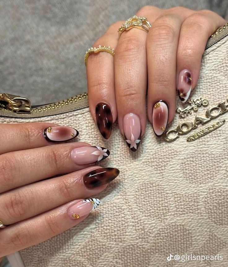 Cocoa Bloom Luxe Nails
