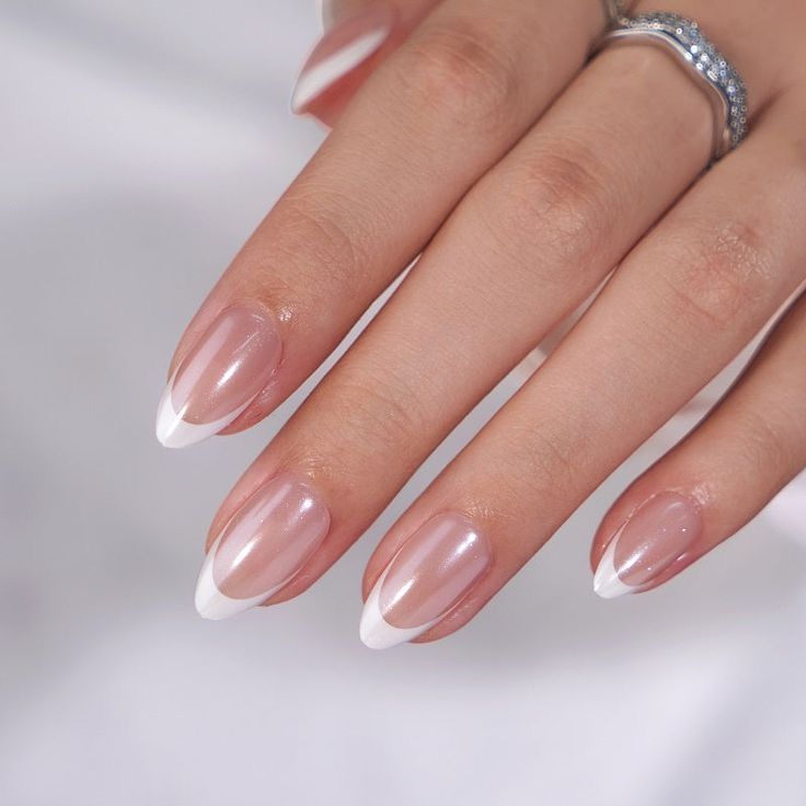 White Glaze French tip