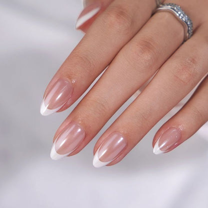 White Glaze French tip