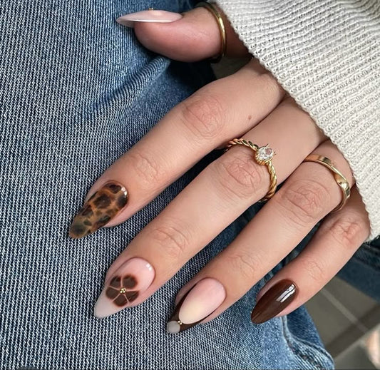 Leopard Luxe Nails